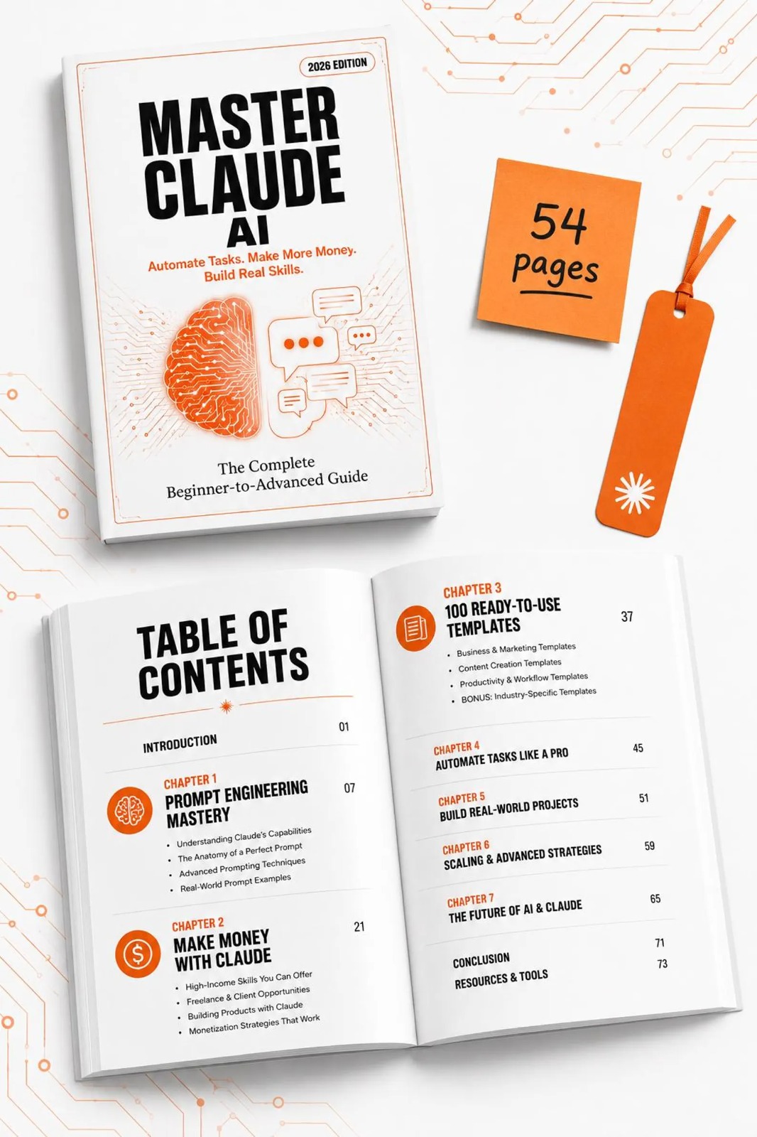 Table of Contents Flat Lay